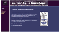 Desktop Screenshot of amethystdrusen-discount.com